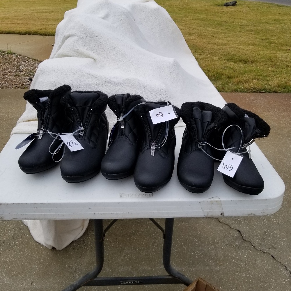 Waterproof ankle boots